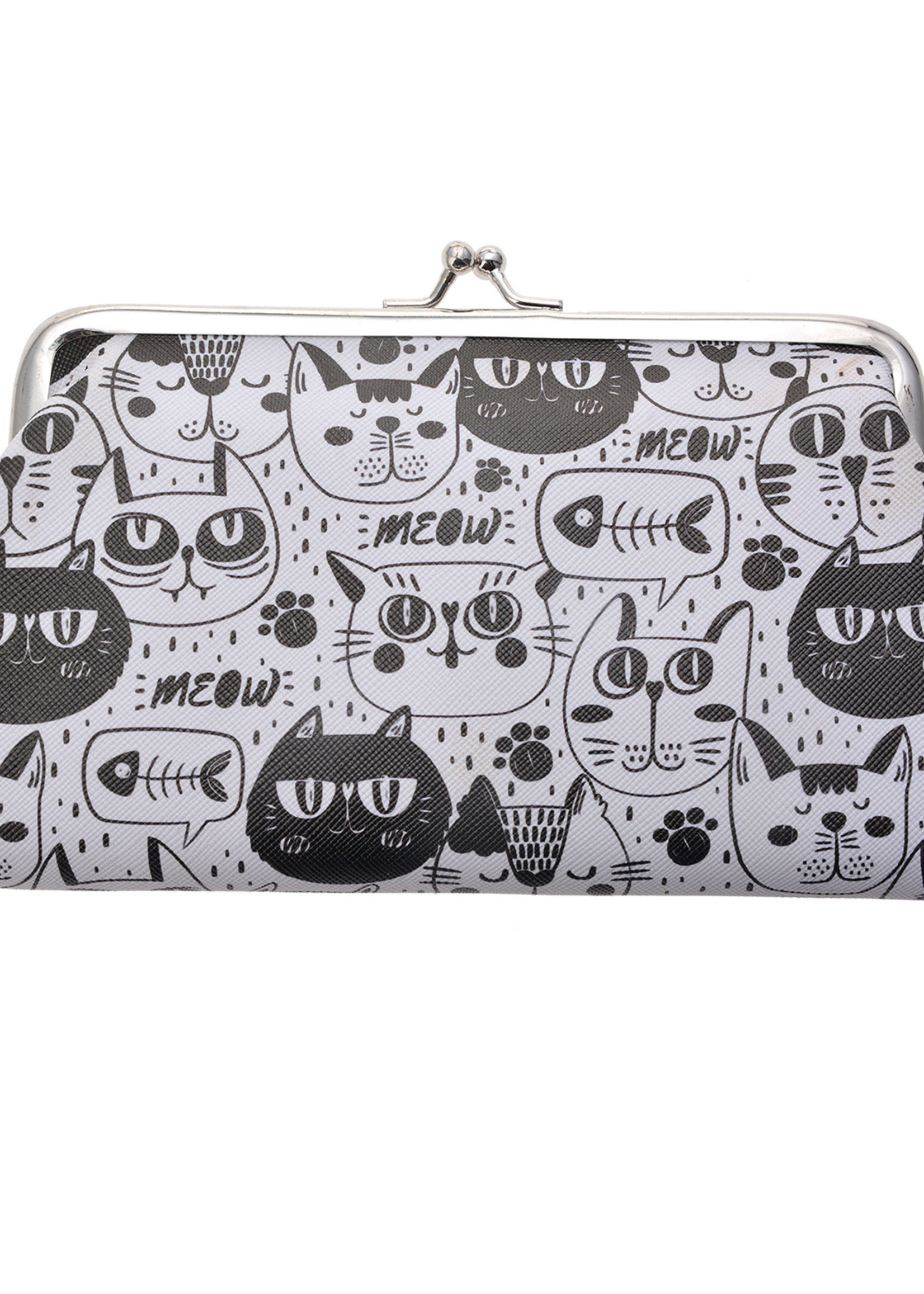 Clayre & Eef Portemonnee 18*10 cm meerkleurig MLSBS0037-26