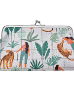 Clayre & Eef Portemonnee 18*10 cm meerkleurig MLSBS0038-26