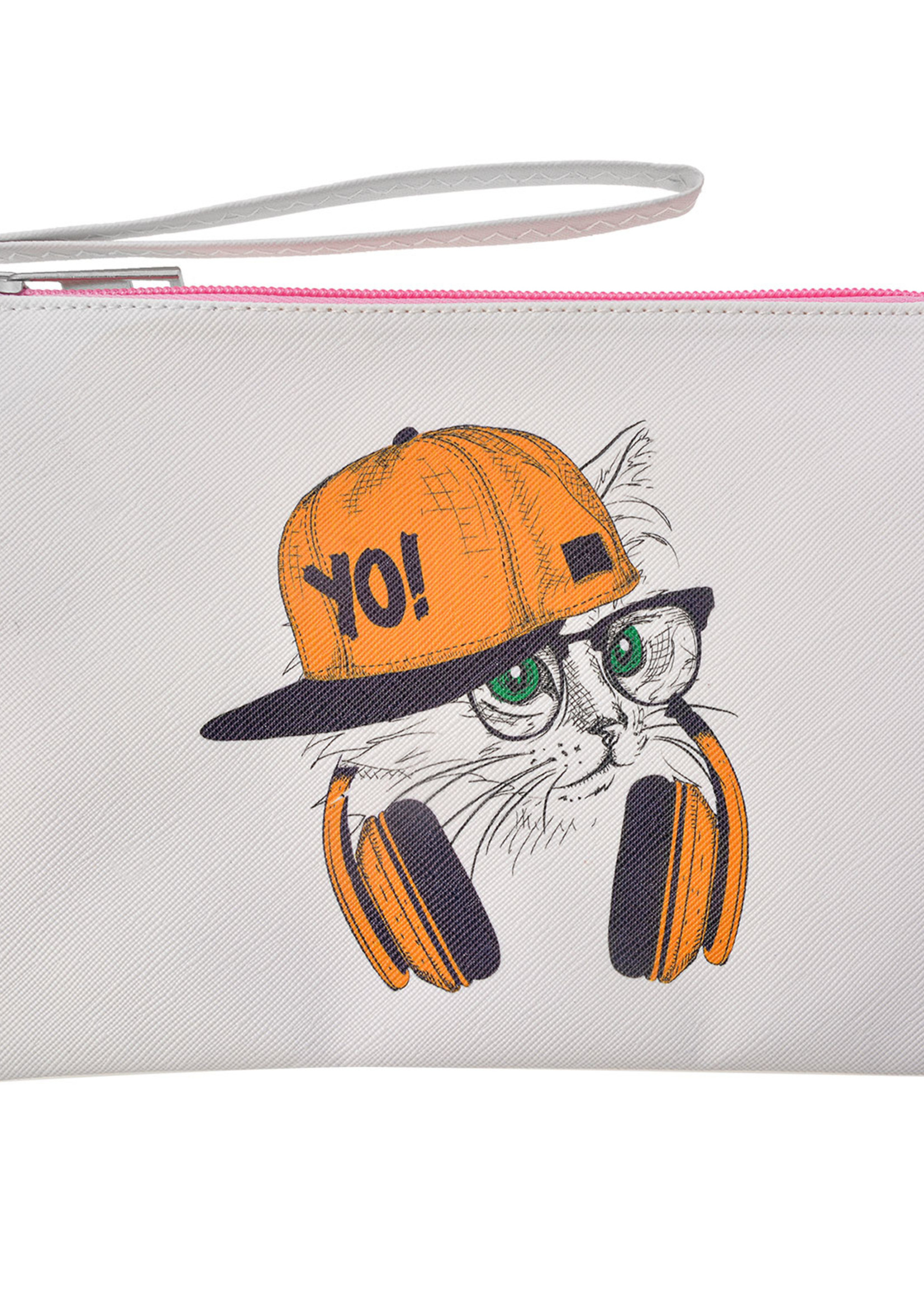 Clayre & Eef Toilettas 22*15 cm meerkleurig MLTB0023S