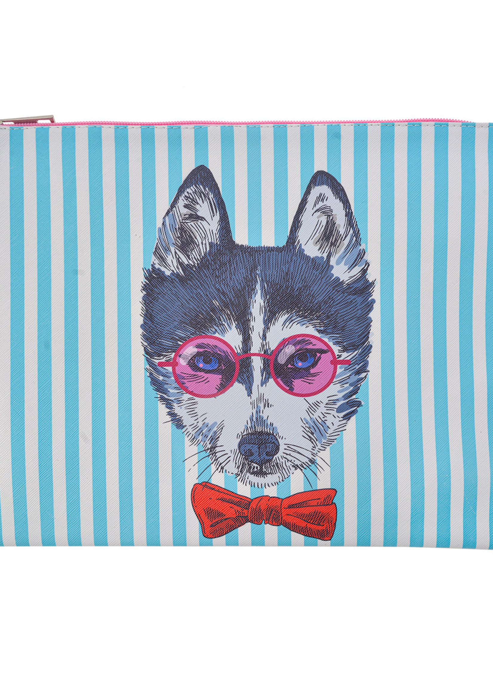 Clayre & Eef Toilettas 34*24 cm meerkleurig MLTB0024L