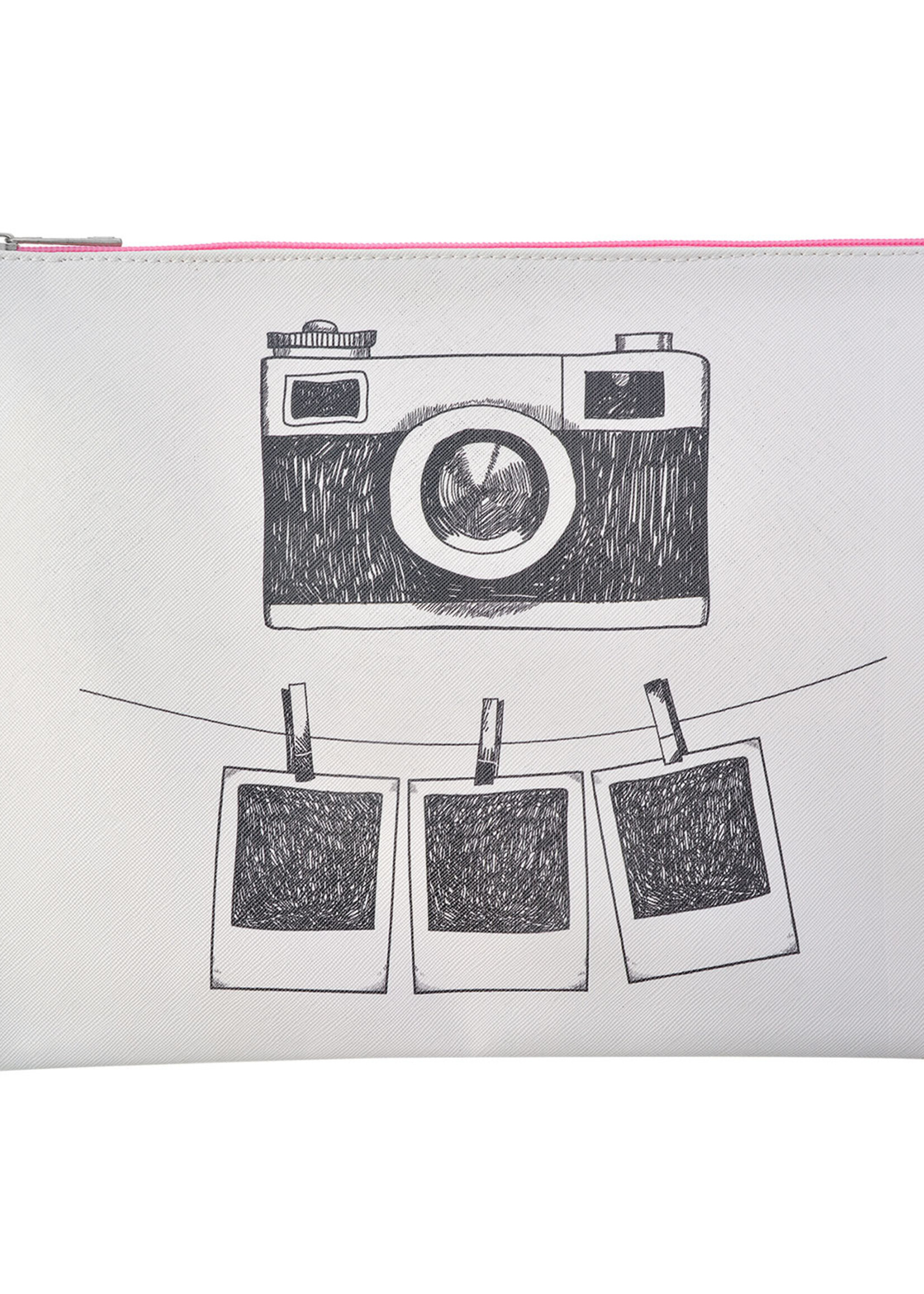 Clayre & Eef Toilettas 34*24 cm meerkleurig MLTB0026L