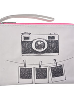 Clayre & Eef Toilettas 22*15 cm meerkleurig MLTB0026S