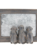 Clayre & Eef Cadre photo 21*5*15 cm / 10*15 cm 2F0558