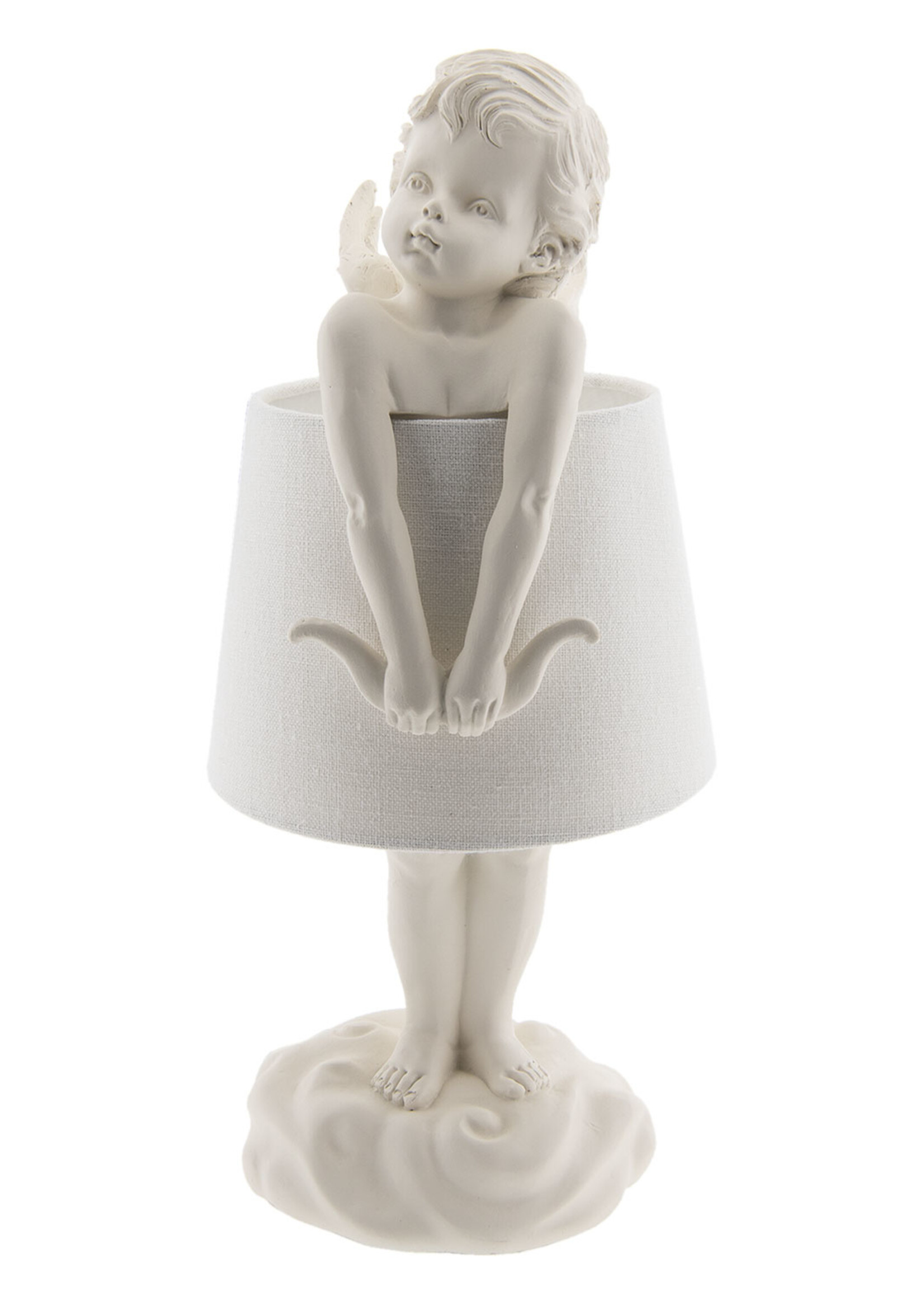 Clayre & Eef Lampe de table ange  Ø 20*40 cm E14/max 1*5W LED 6LMP596