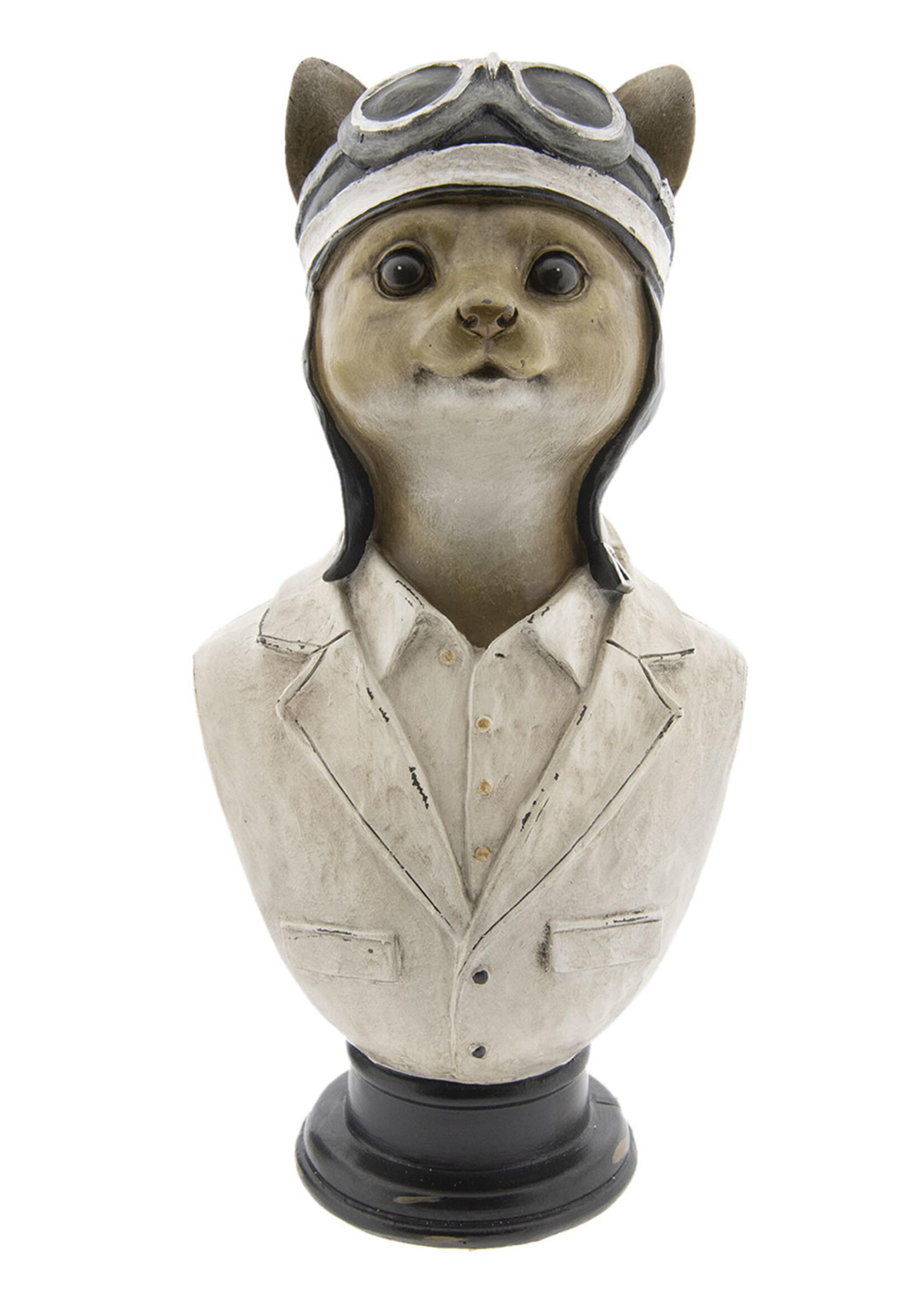 Clayre & Eef Decoratie kat 15*11*30 cm 6PR2402