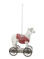 Clayre & Eef Cheval sur roues 9*5*10 cm 6PR2413