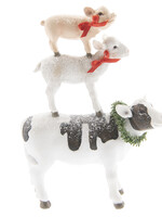 Clayre & Eef Decoratie dieren 14*6*19 cm 6PR2414