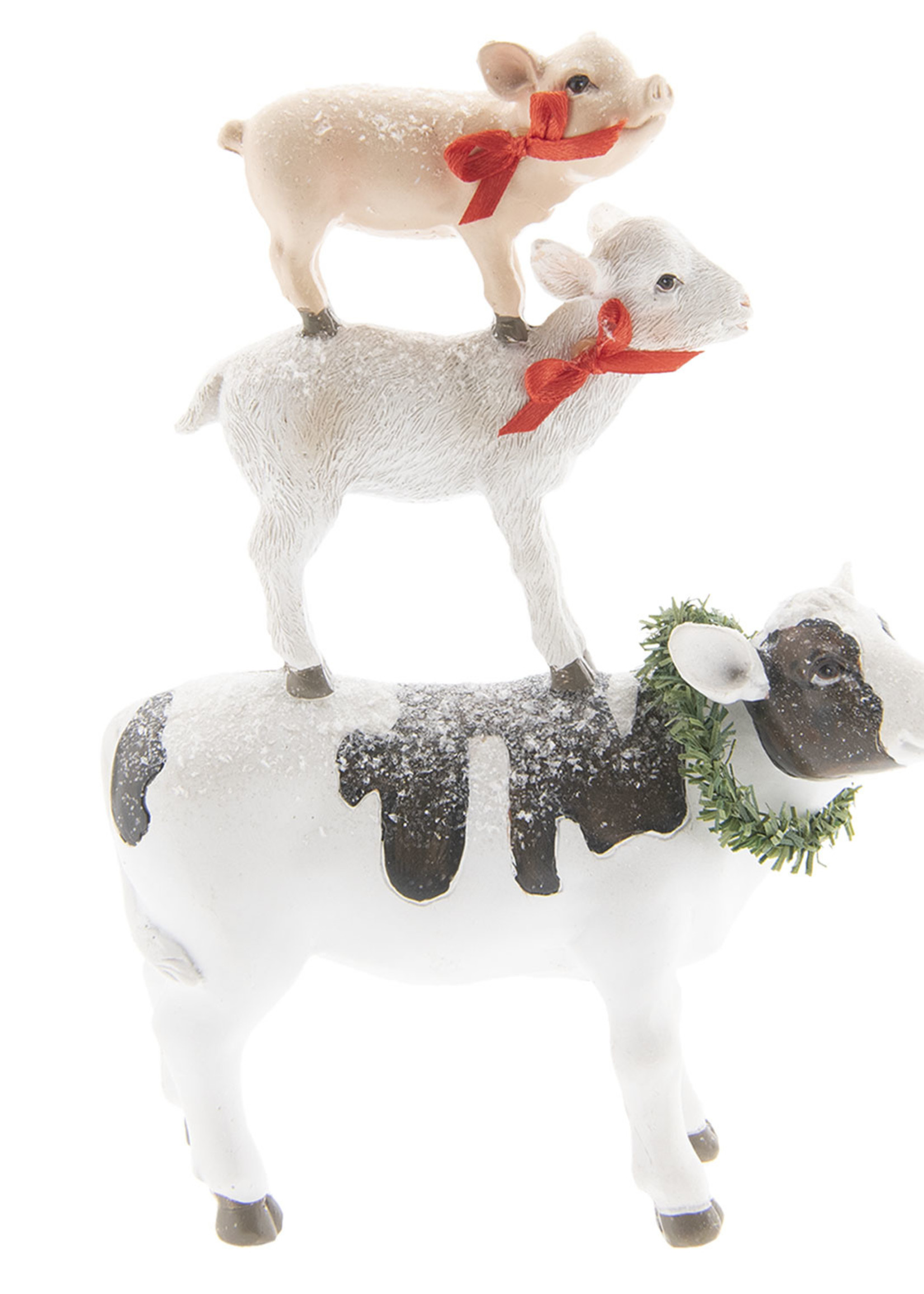 Clayre & Eef Décoration animaux 14*6*19 cm 6PR2414