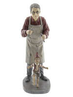 Clayre & Eef Décoration homme avec marionnette 16*14*36 cm 6PR2417