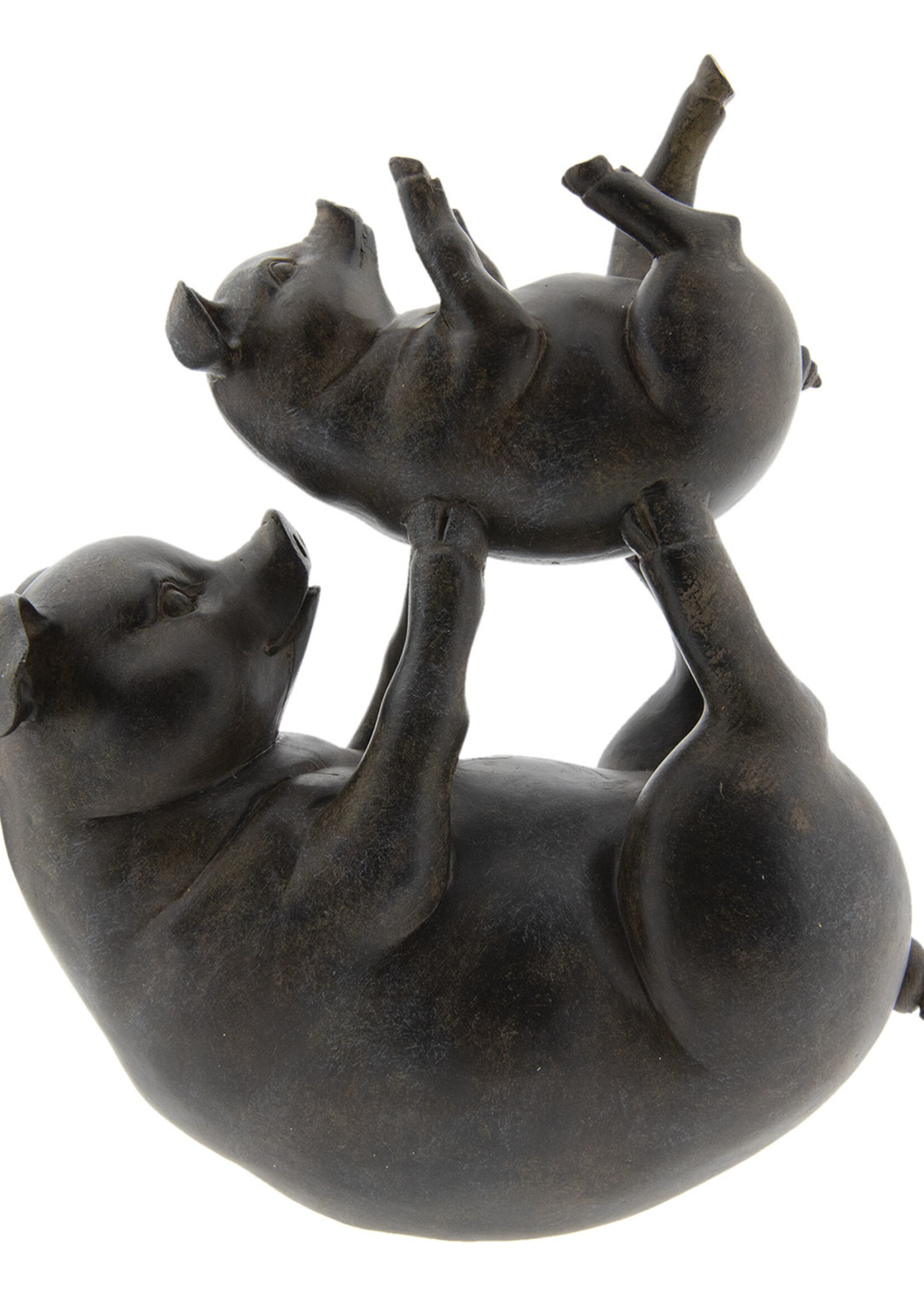 Clayre & Eef Decoratie varkens 27*13*32 cm 6PR2429