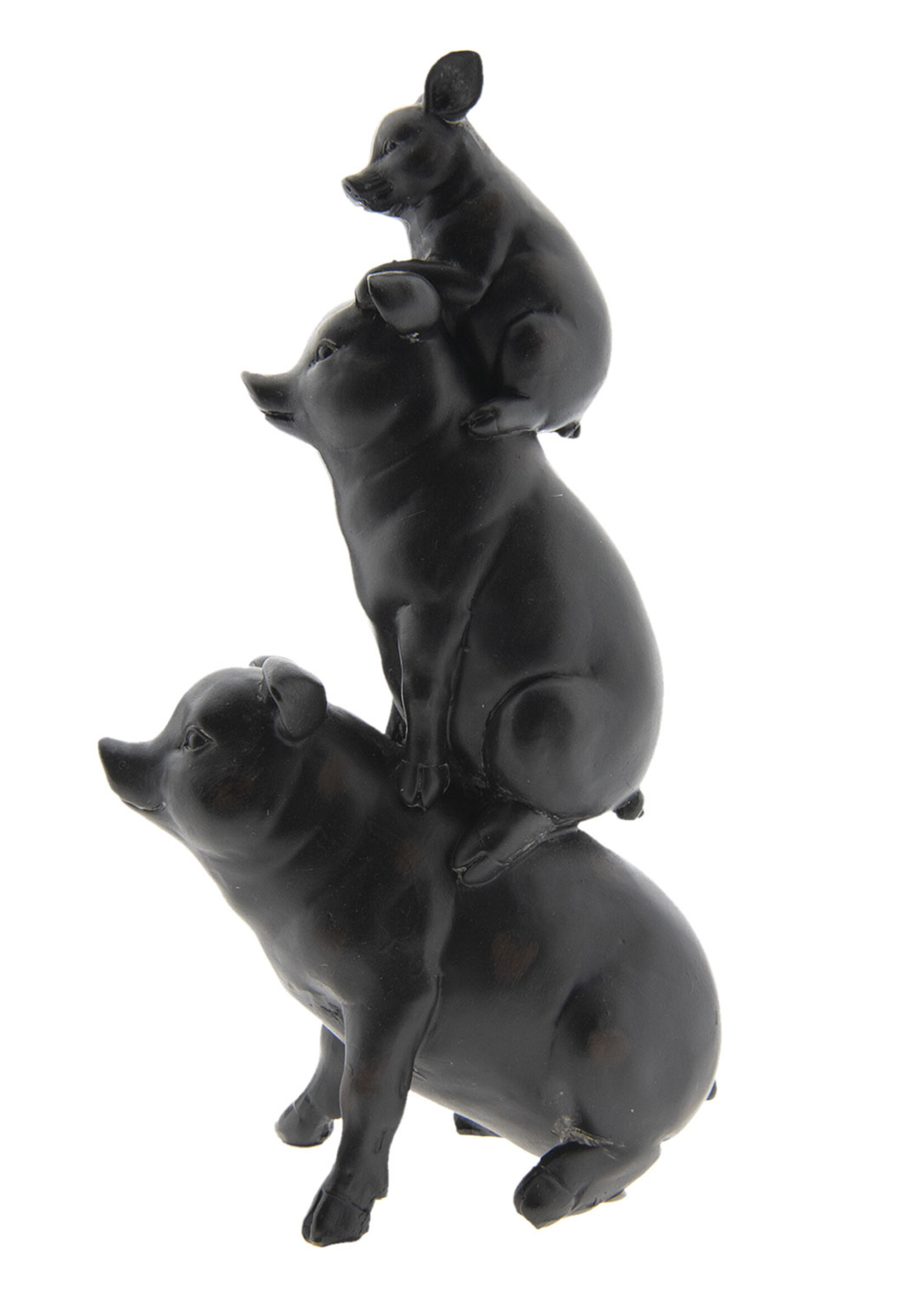 Clayre & Eef Decoratie varkens 14*8*25 cm 6PR2432