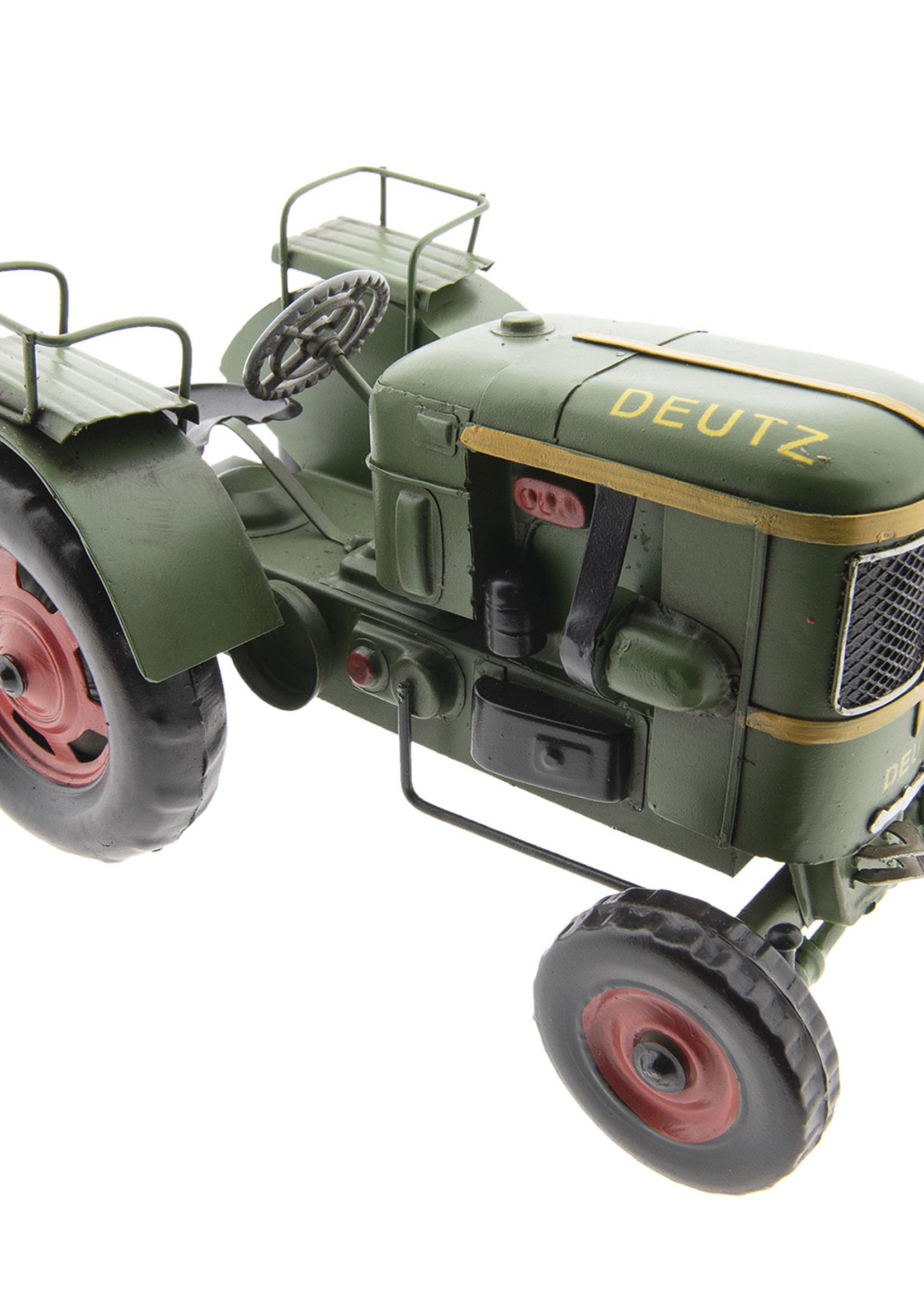 Clayre & Eef Modèle tracteur Deutz sous licencié 26*17*14 cm 6Y2988