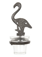 Clayre & Eef Waxinelichthouder flamingo 8*12*19 cm 6Y3010