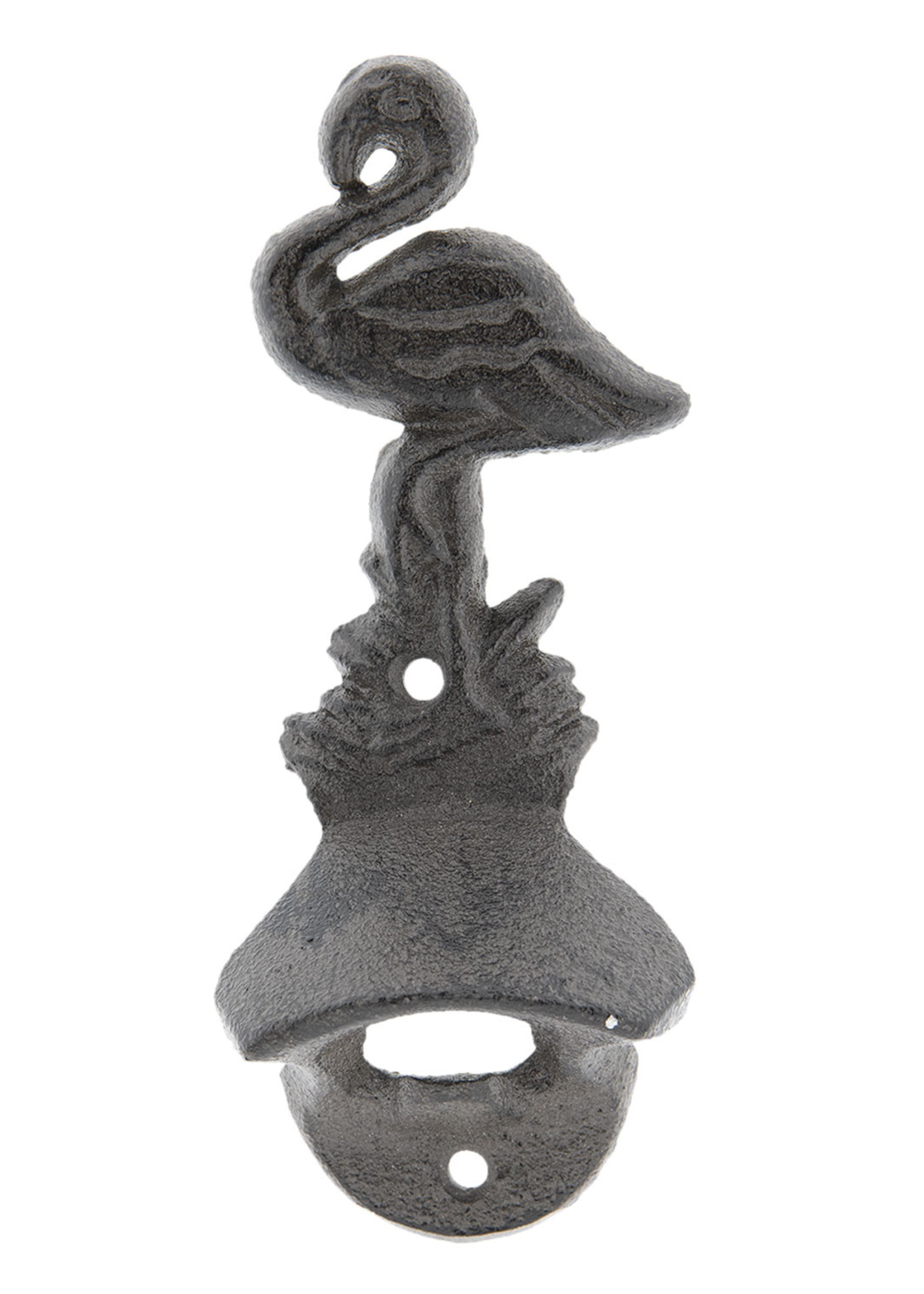 Clayre & Eef Ouvre-bouteilles flamant rose 7*4*16 cm 6Y3036