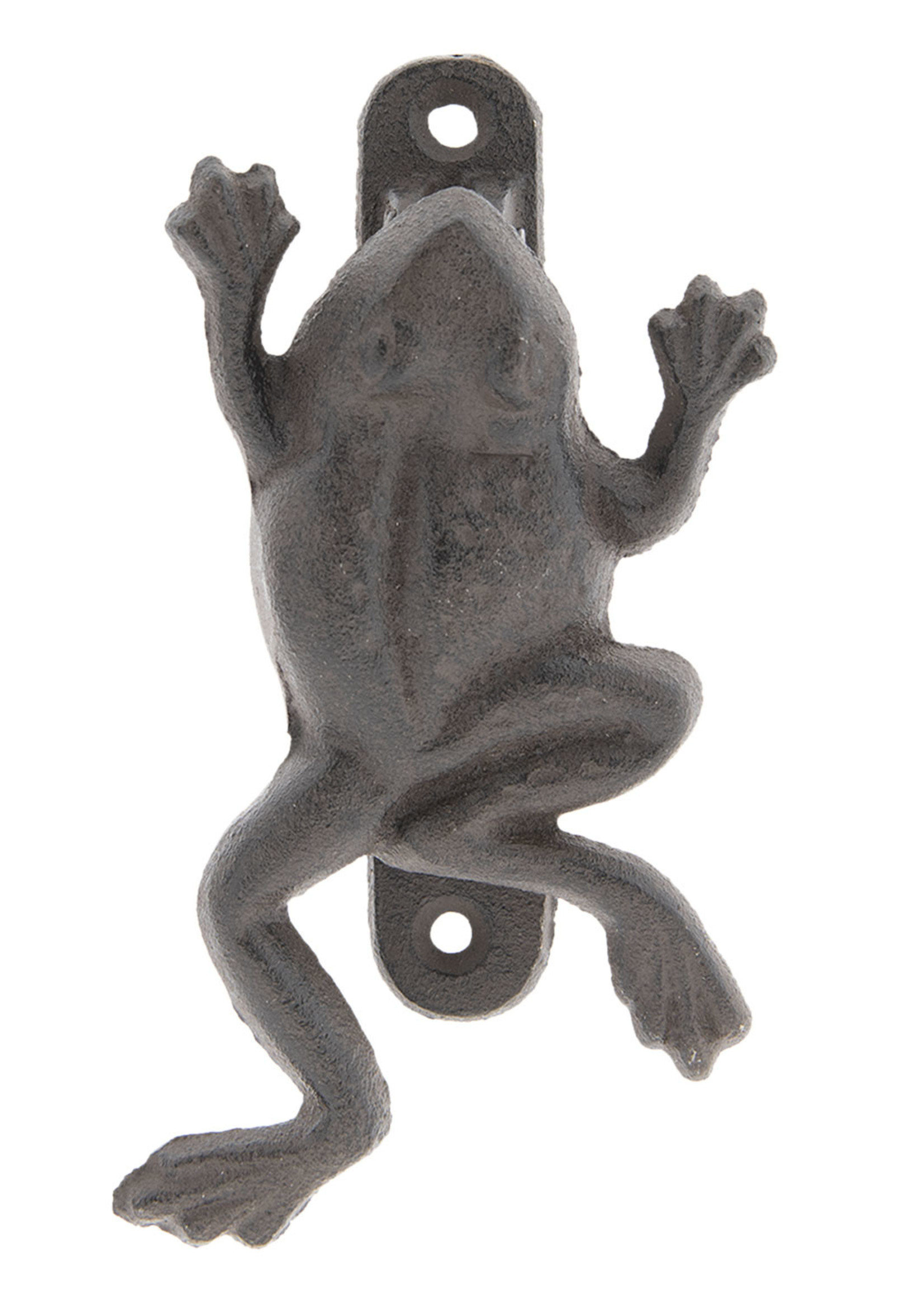 Clayre & Eef Heurtoir grenouille 9*4*16 cm 6Y3049