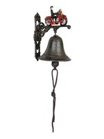 Clayre & Eef Cloche avec moto 13*10*16 cm 6Y3210