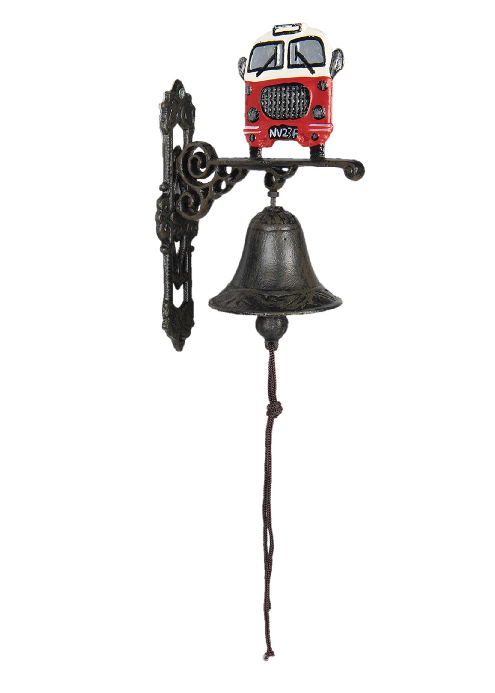 Clayre & Eef Bel met bus 18*11*25 cm 6Y3220