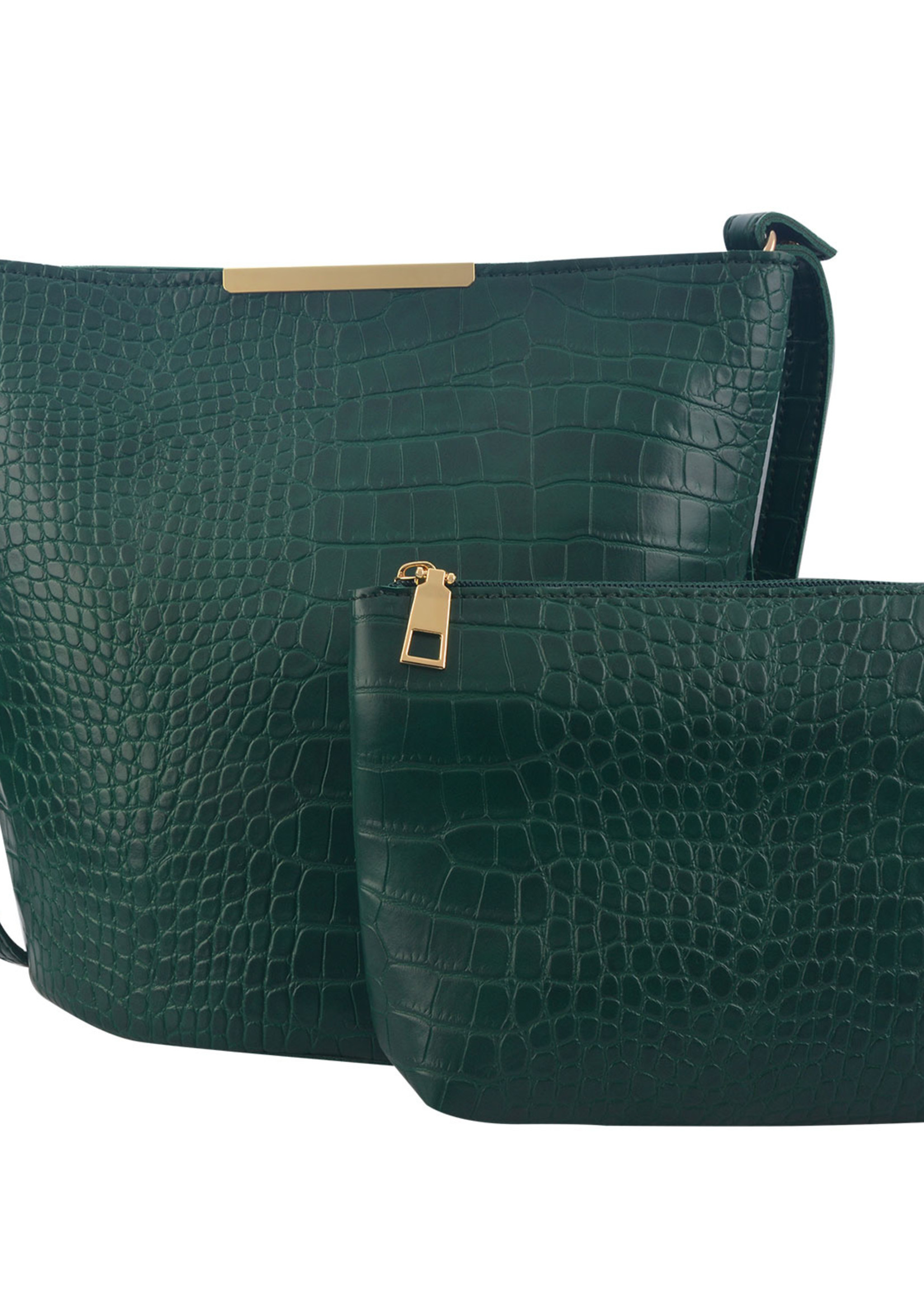 Clayre & Eef Sac 24*25 cm vert MLBAG0320GR