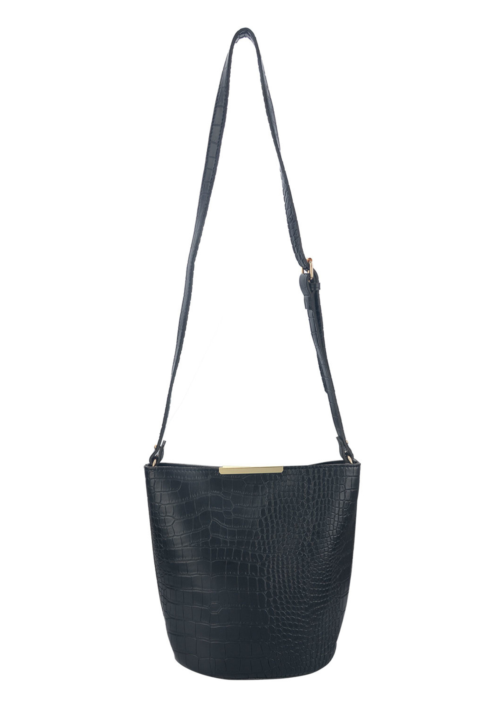 Clayre & Eef Sac 24*25 cm noir MLBAG0320Z