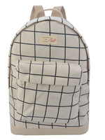 Clayre & Eef Rugzak 26*35 cm wit MLBAG0329