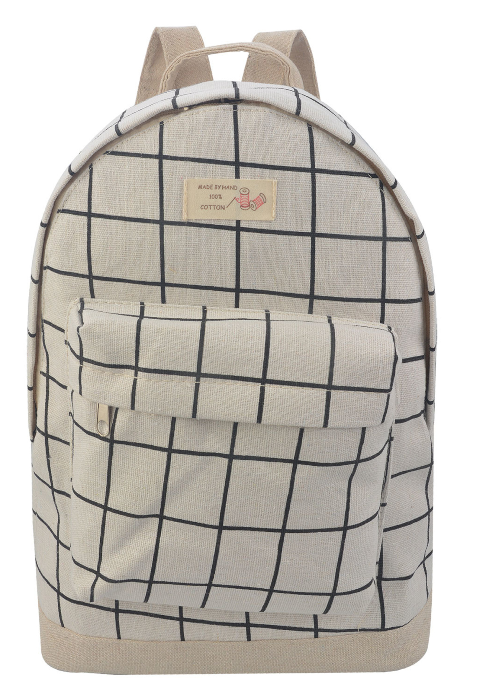 Clayre & Eef Sac 26*35 cm blanc MLBAG0329