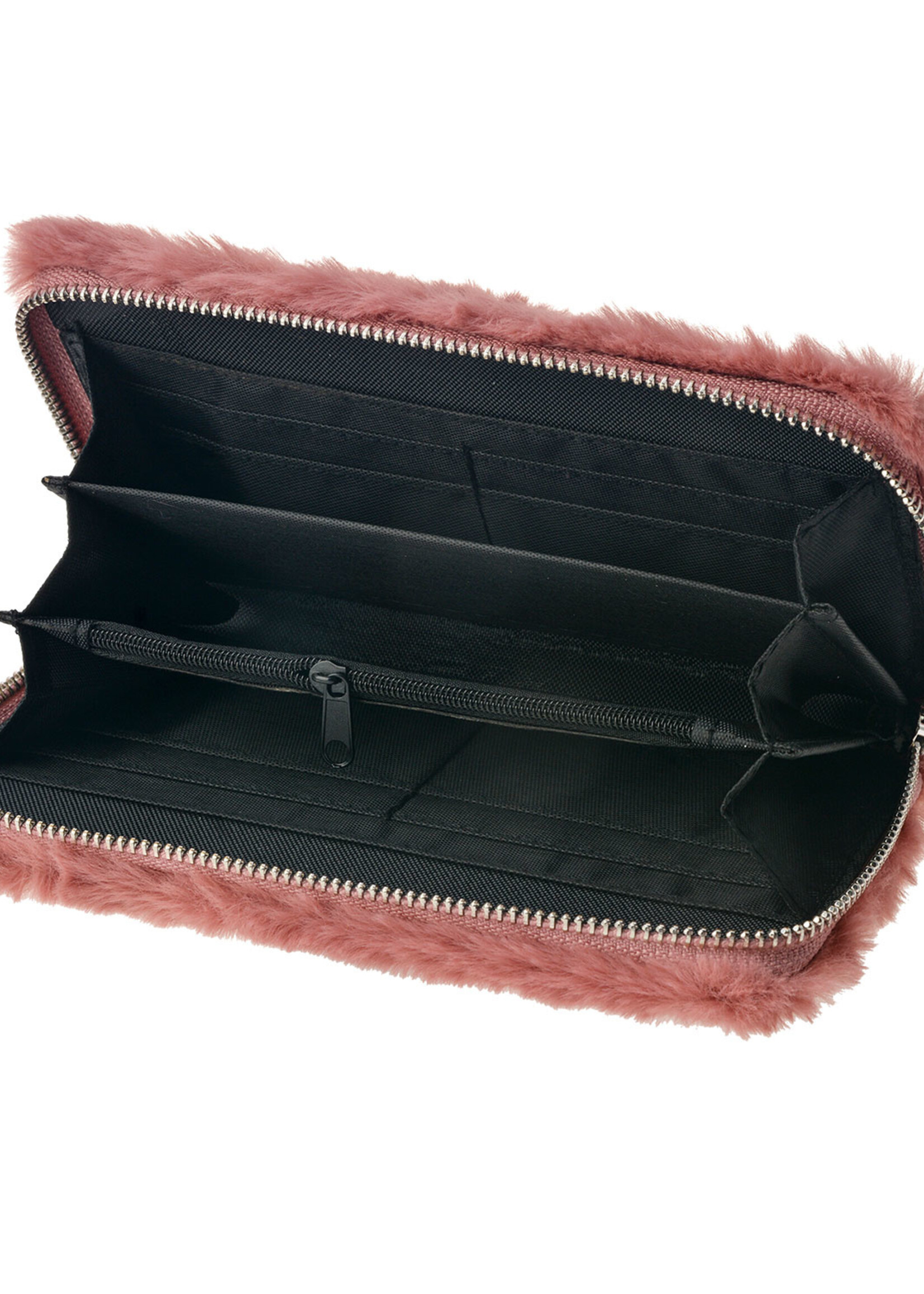 Clayre & Eef Portemonnee 19*10 cm roze MLPU0262P