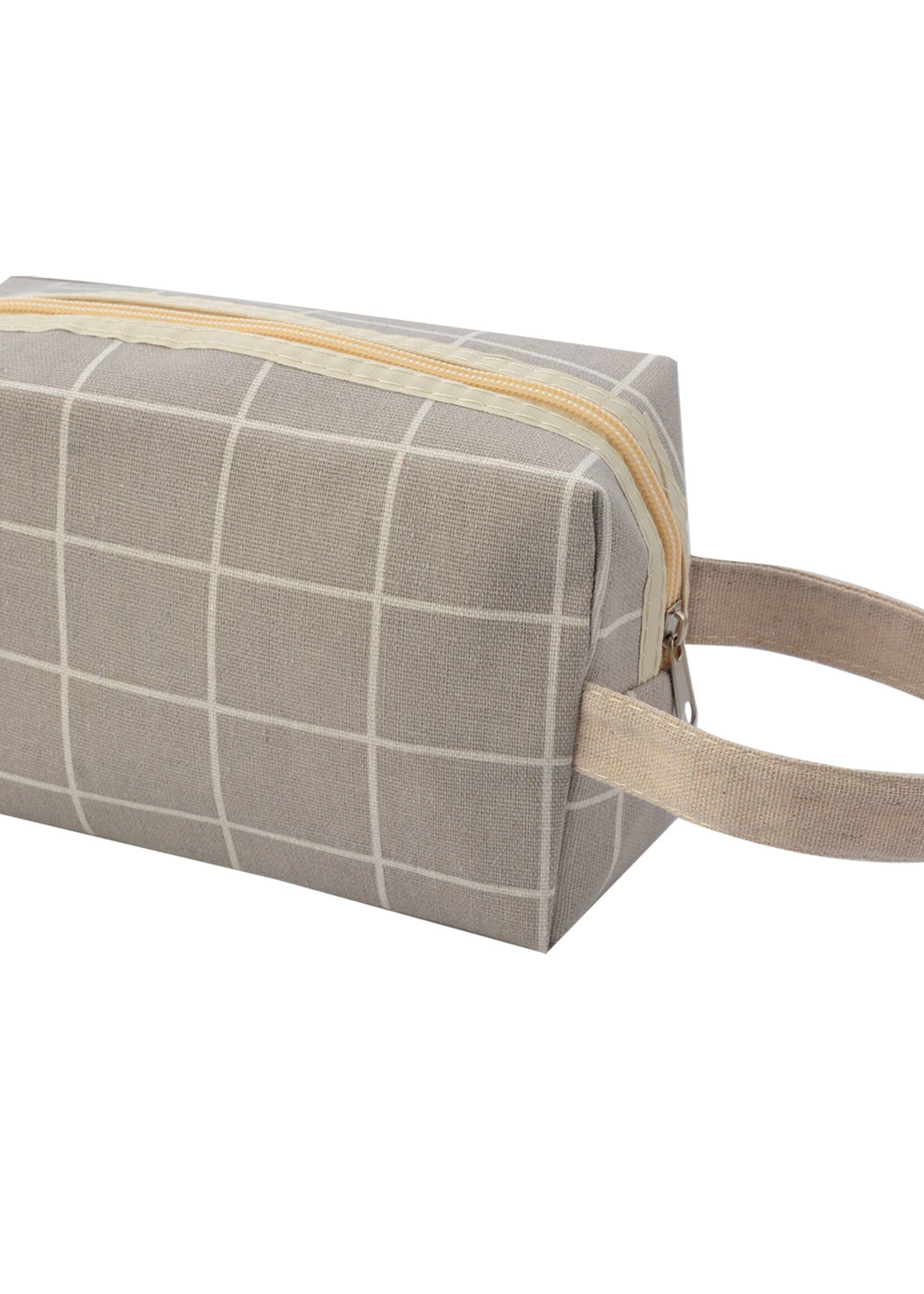 Clayre & Eef Toilettas 20*12 cm grijs MLTB0012G