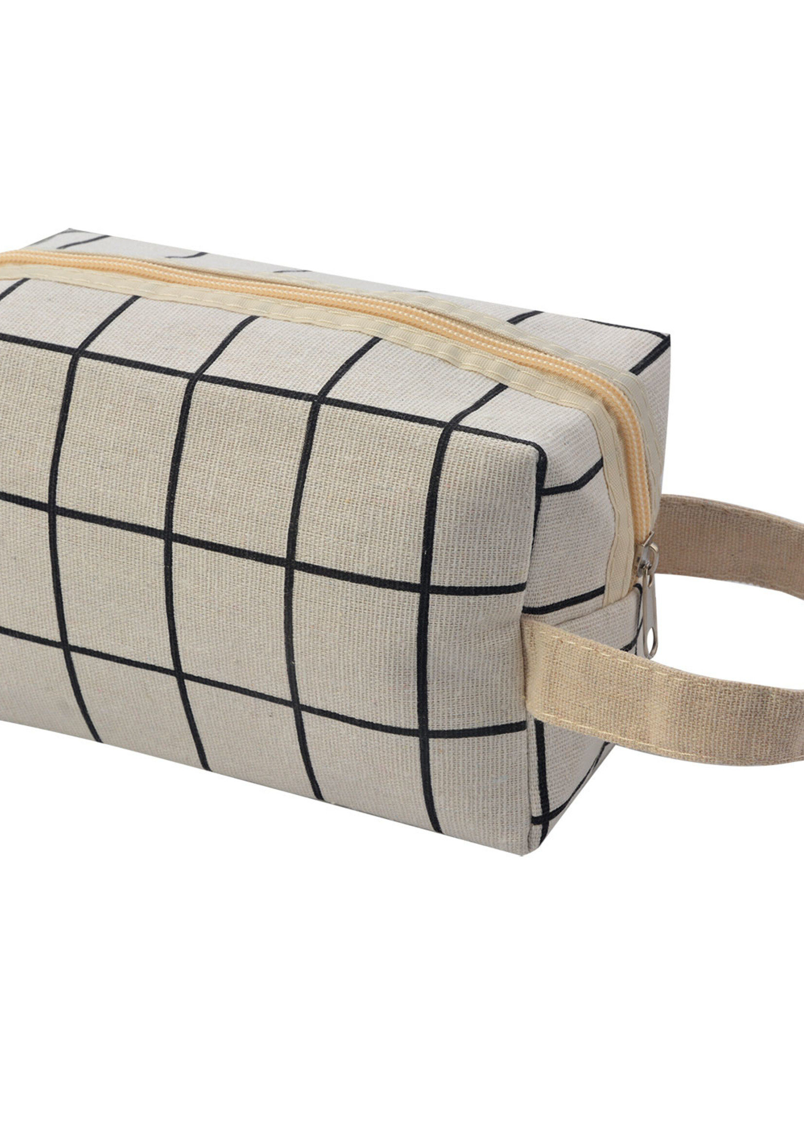 Clayre & Eef Toilettas 20*12 cm wit MLTB0012W