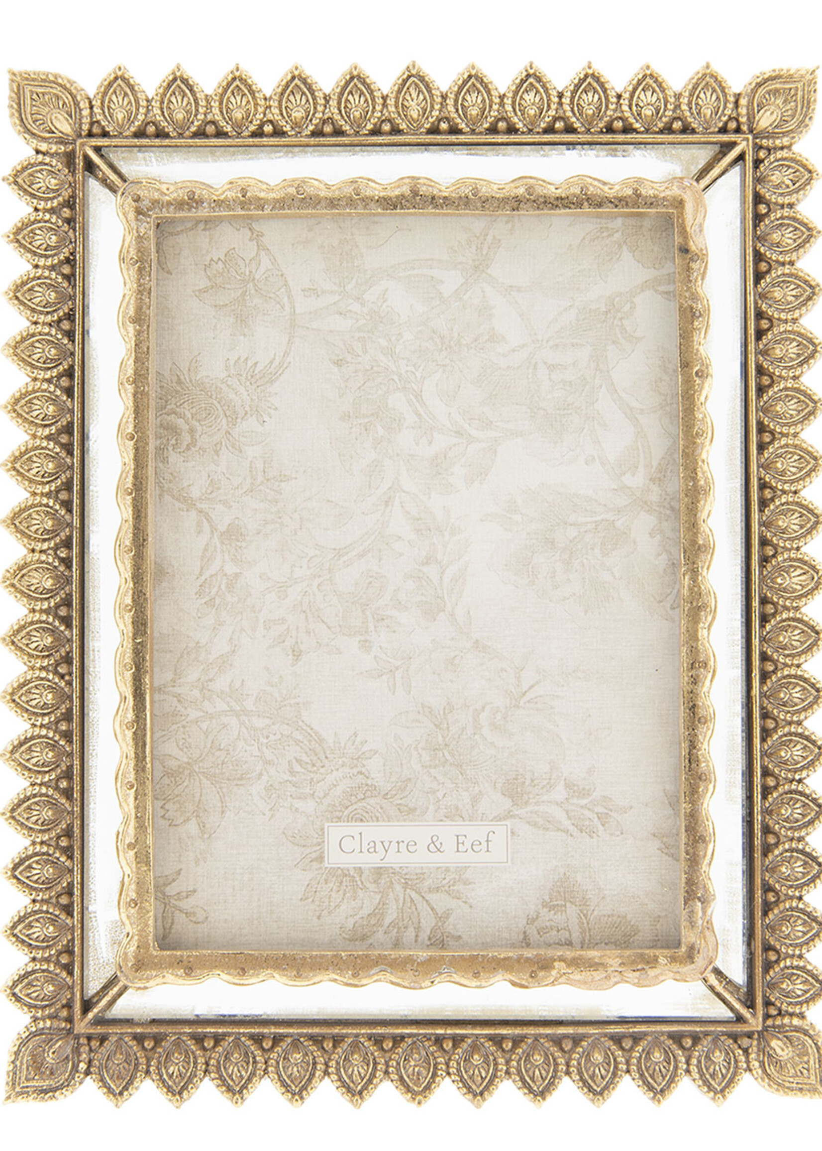 Clayre & Eef Fotolijst 19*2*23 cm / 13*18 cm 2F0583