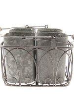 Clayre & Eef Range-bouteilles 25*24*24/39 cm 5Y0582