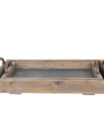 Clayre & Eef Dienblad (set van 2) 66*37*15 / 55*28*12 cm 6H1735