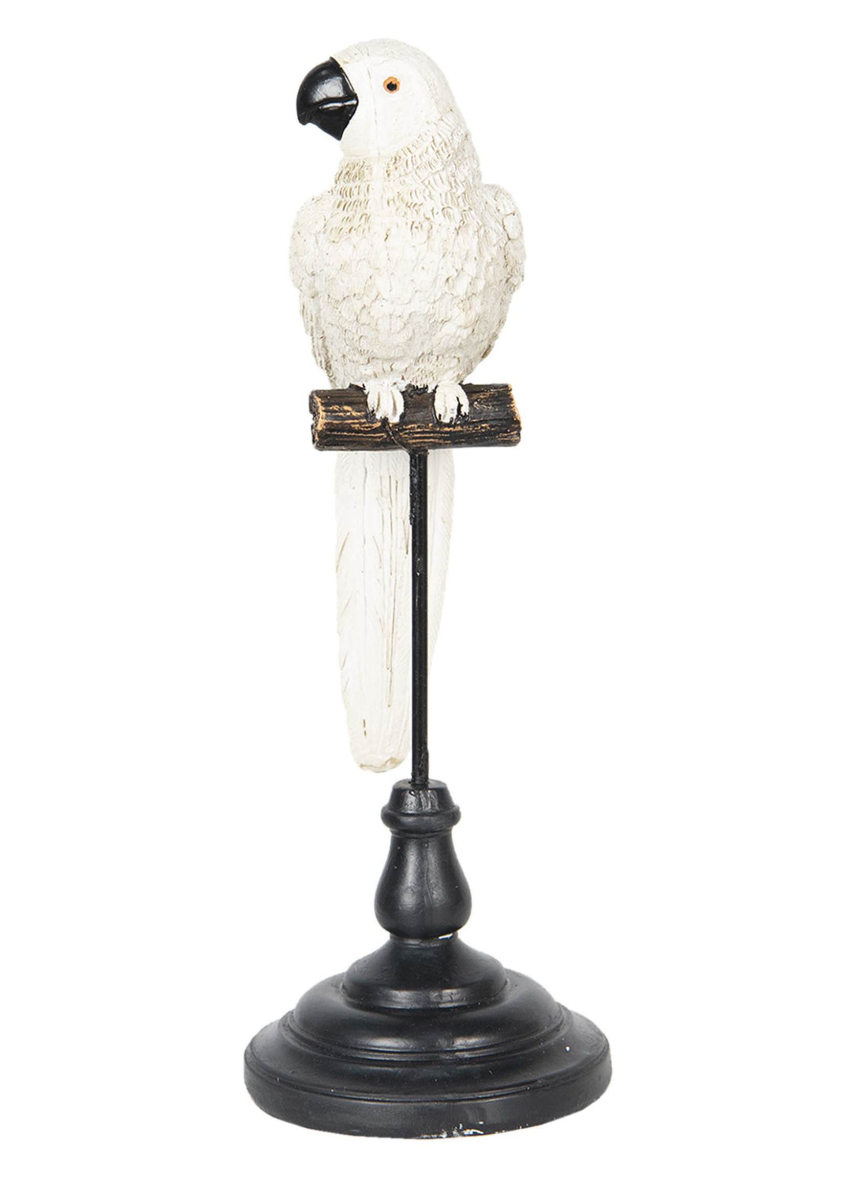 Clayre & Eef Décoration oiseau 9*11*27 cm 6PR2442