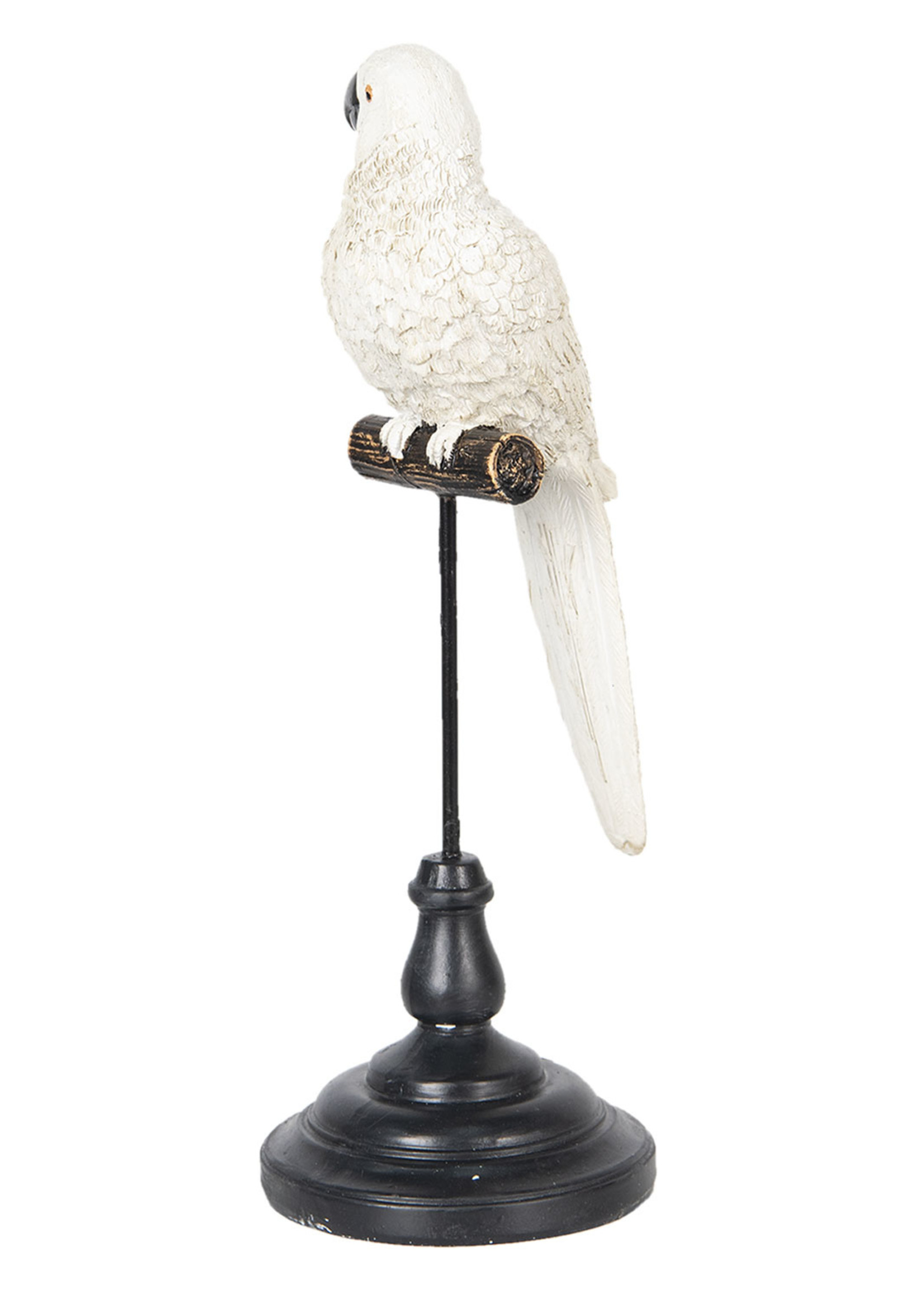Clayre & Eef Decoratie vogel 9*11*27 cm 6PR2442