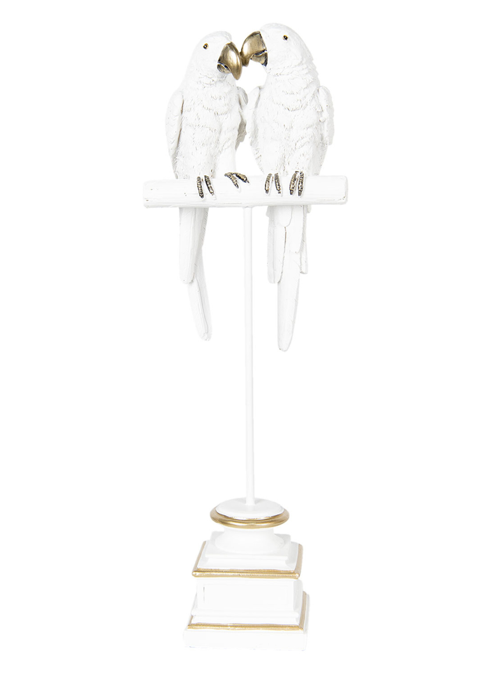 Clayre & Eef Décoration oiseaux 15*12*44 cm 6PR2444