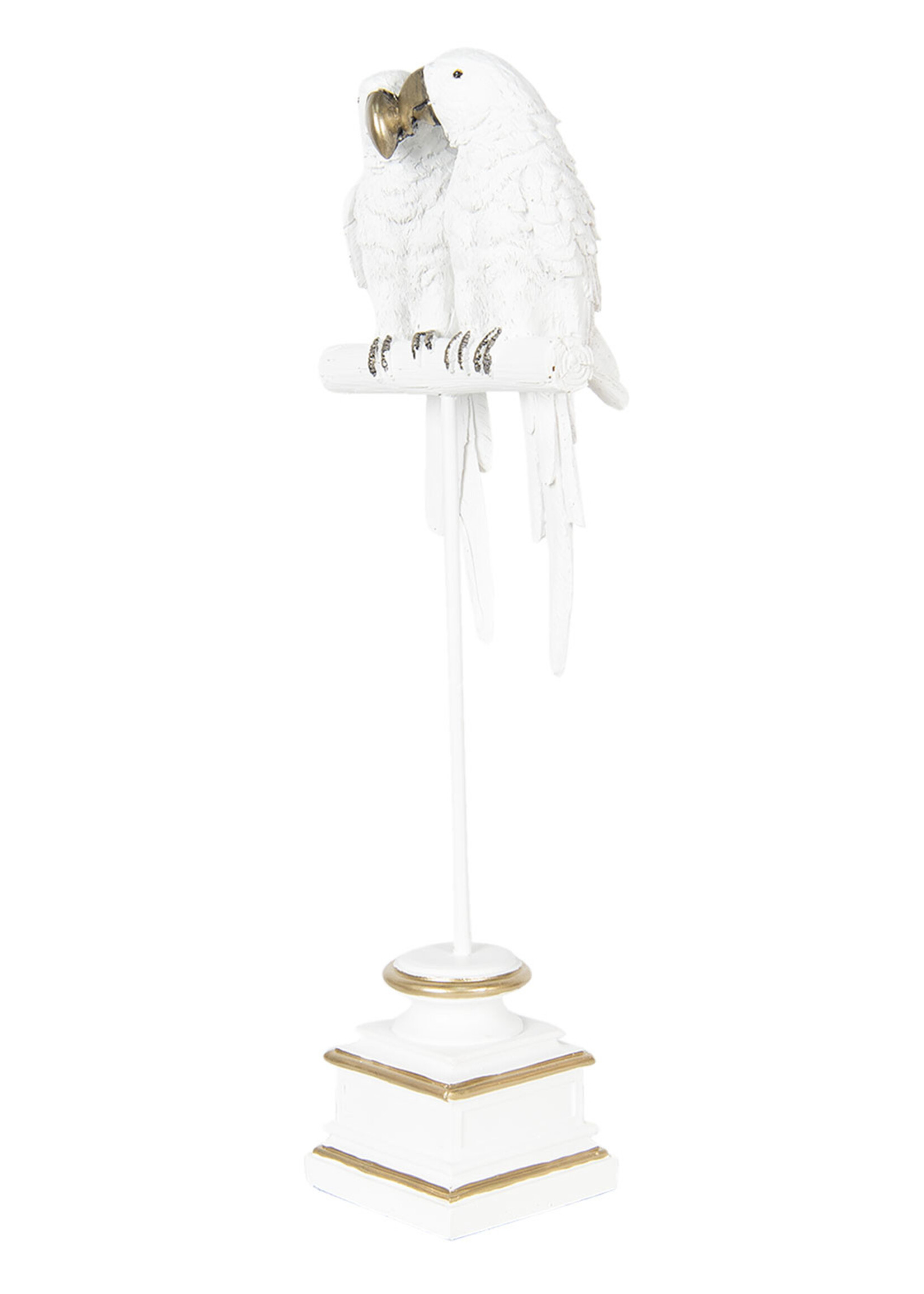 Clayre & Eef Décoration oiseaux 15*12*44 cm 6PR2444