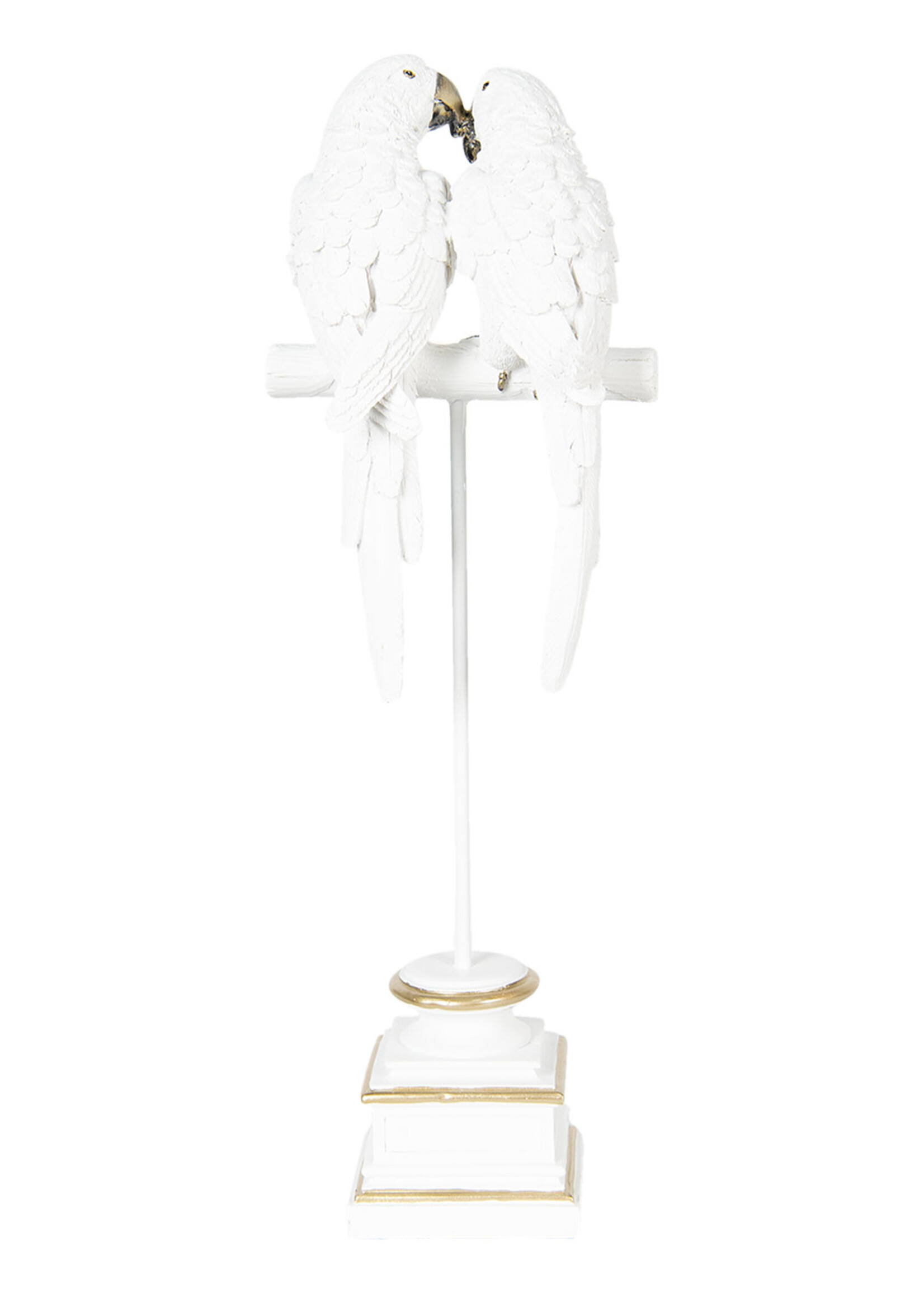 Clayre & Eef Décoration oiseaux 15*12*44 cm 6PR2444