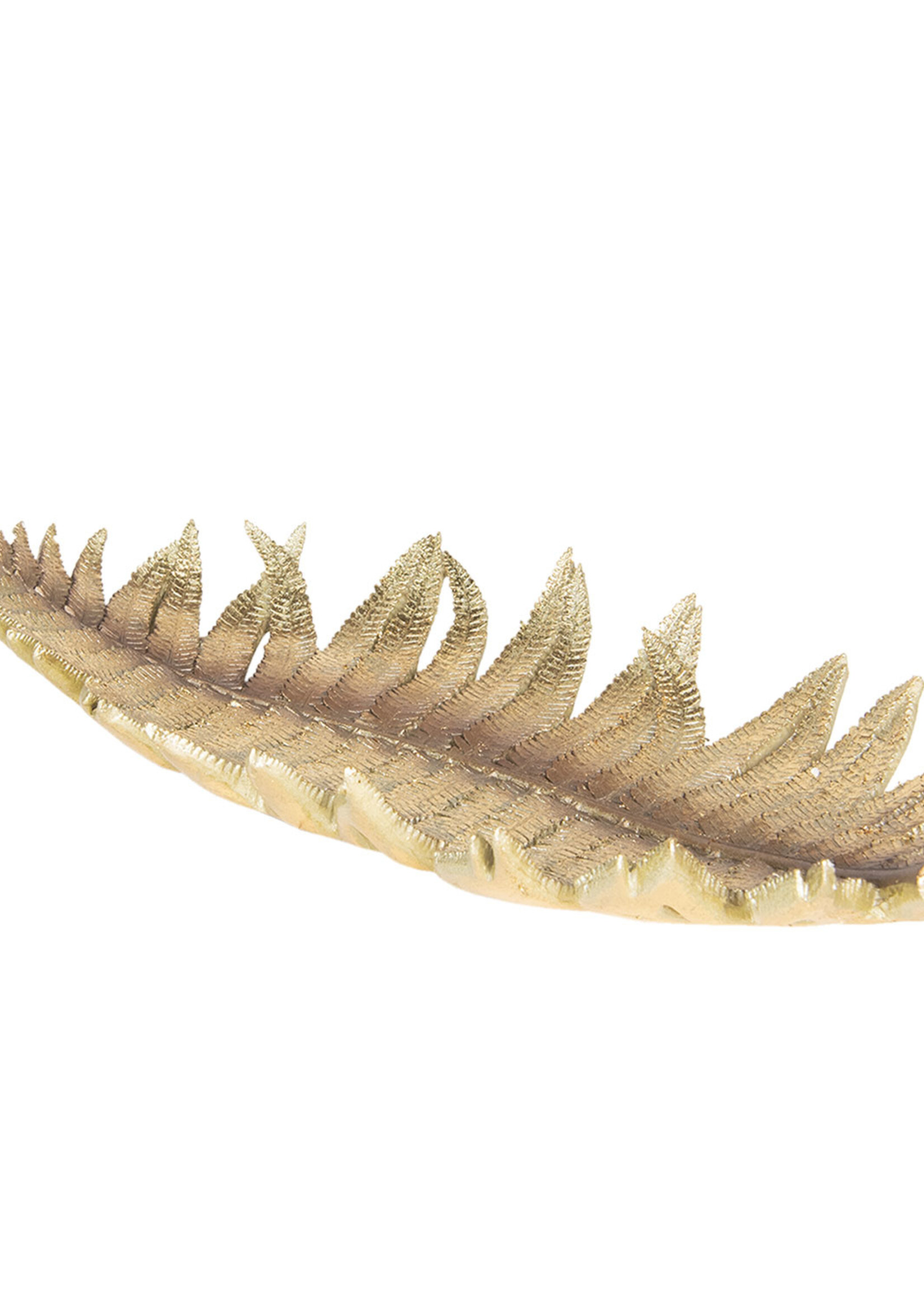 Clayre & Eef Décoration plat feuille 47*21*5 cm 6PR2445