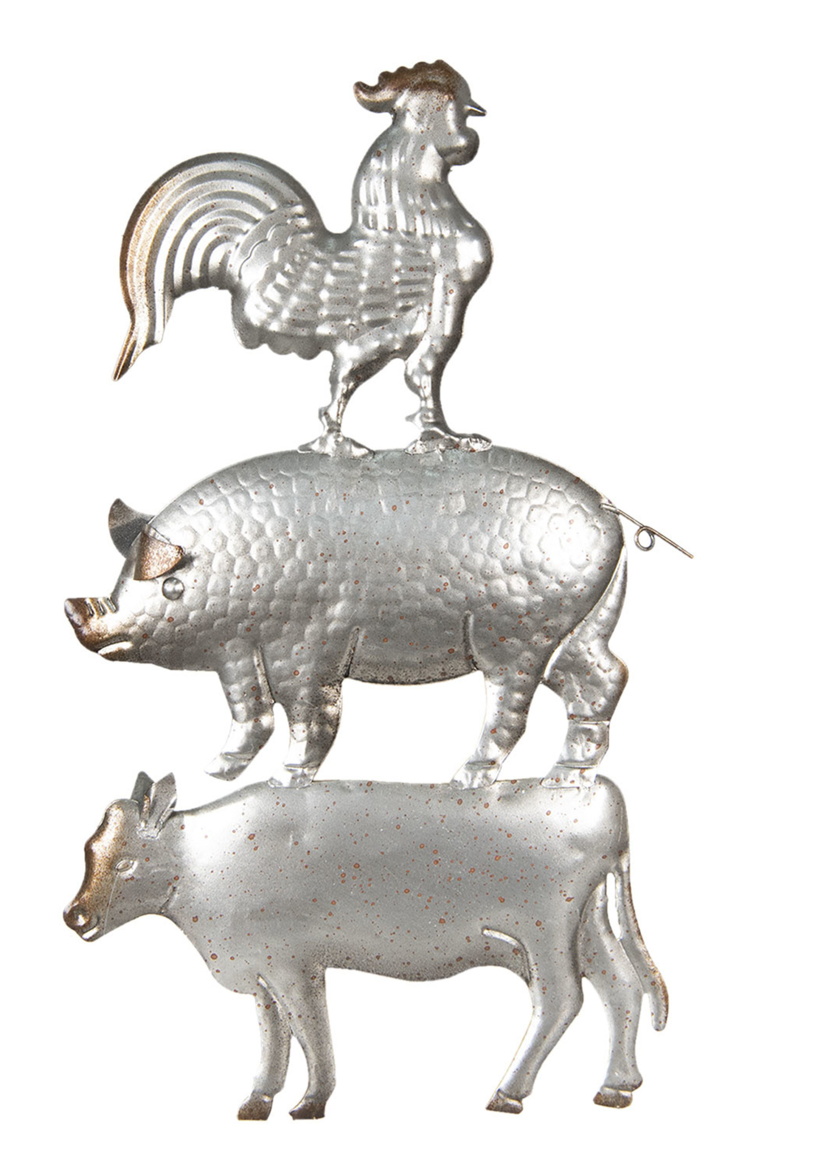 Clayre & Eef Wanddecoratie dieren 26*1*46 cm 6Y2936