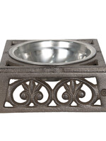 Clayre & Eef Dieren voerbak 18*18*6 cm / 300 ml 6Y3060