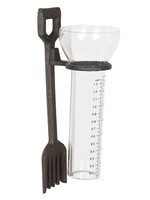 Clayre & Eef Regenmeter hooivork 8*12*27 cm 6Y3066