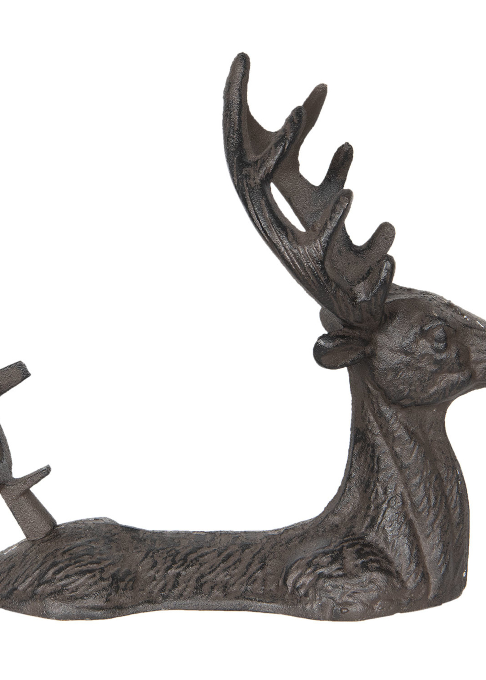 Clayre & Eef Porte-bouteille cerf 26*12*24 cm 6Y3070