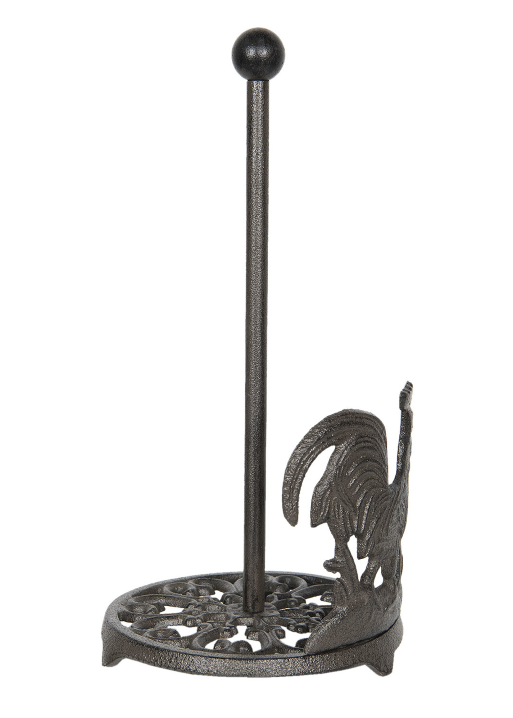 Clayre & Eef Keukenrolhouder haan Ø 17*34 cm 6Y3072