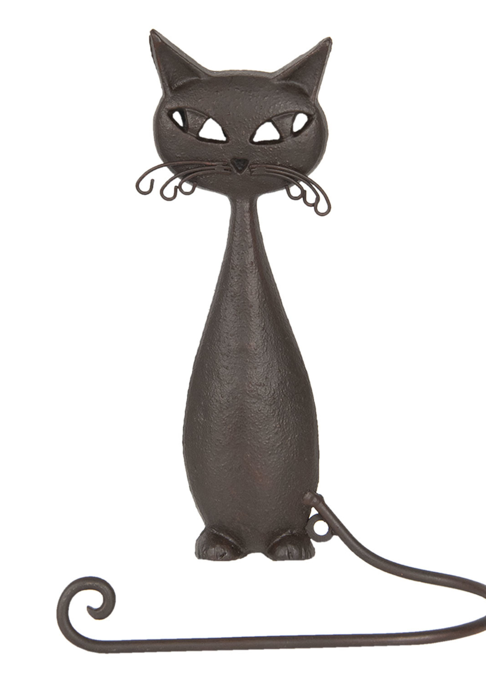 Clayre & Eef Porte-serviette chat 19*9*28 cm 6Y3175