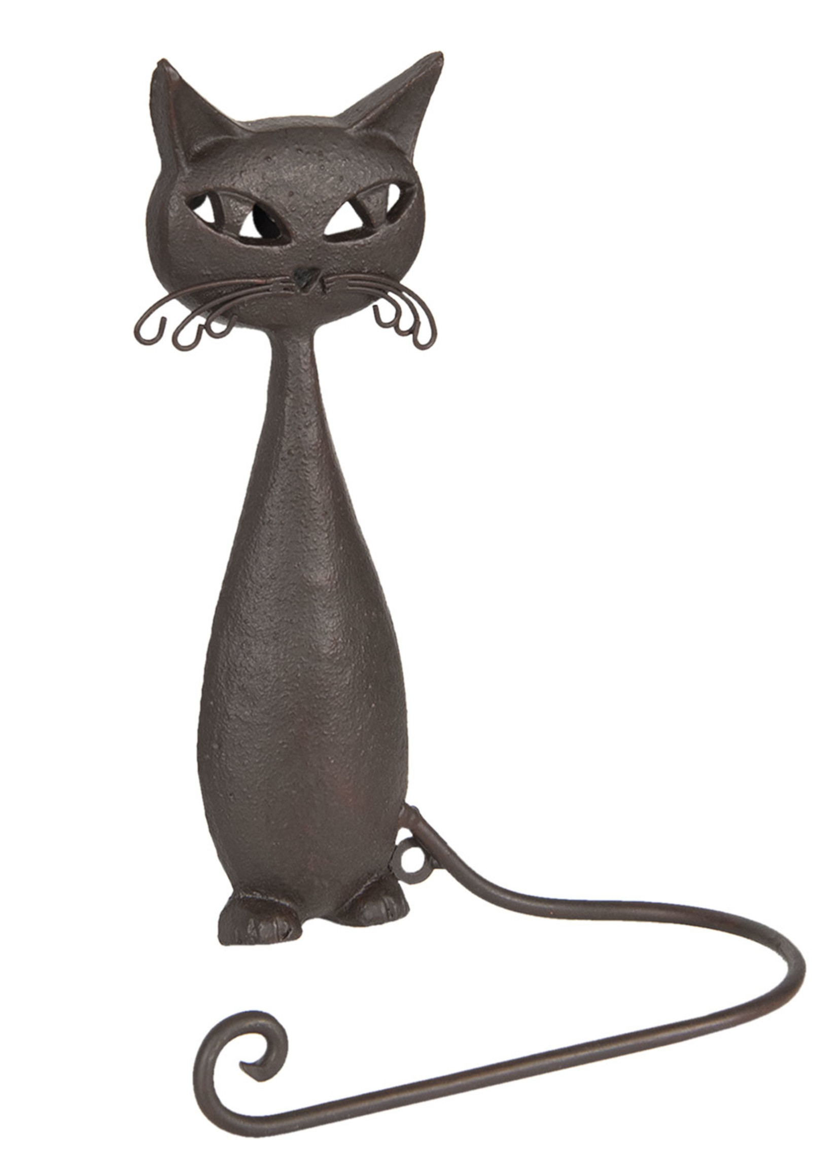 Clayre & Eef Porte-serviette chat 19*9*28 cm 6Y3175