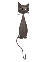 Clayre & Eef Wandhaak kat 11*5*27 cm 6Y3183