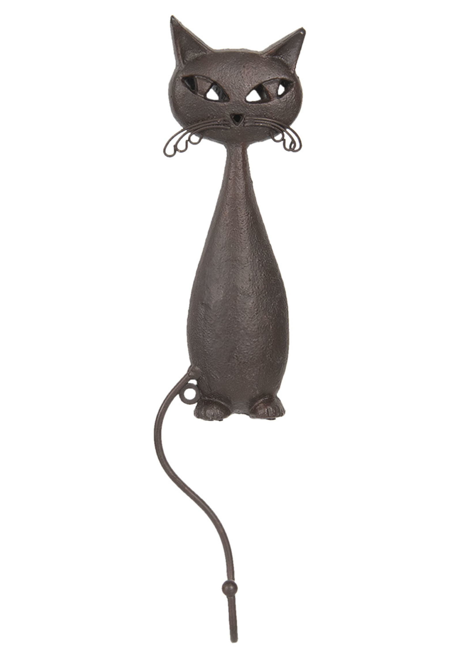 Clayre & Eef Crochet murale chat 11*5*27 cm 6Y3183