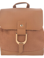 Clayre & Eef Tas 25*28 cm bruin MLBAG0348