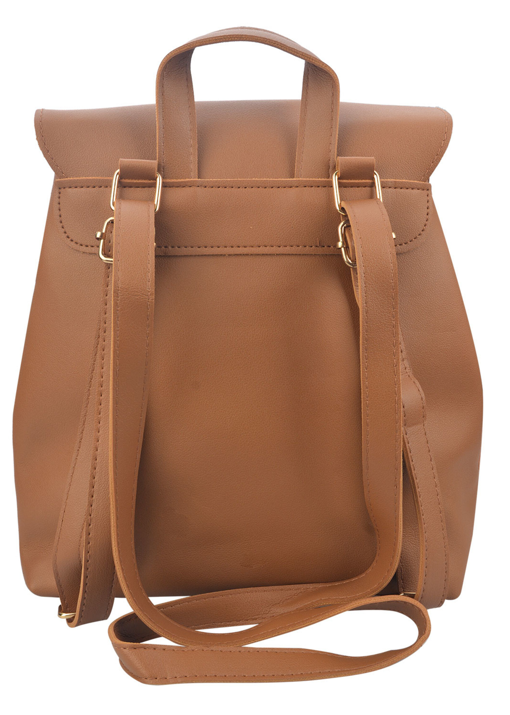 Clayre & Eef Tas 25*28 cm bruin MLBAG0348