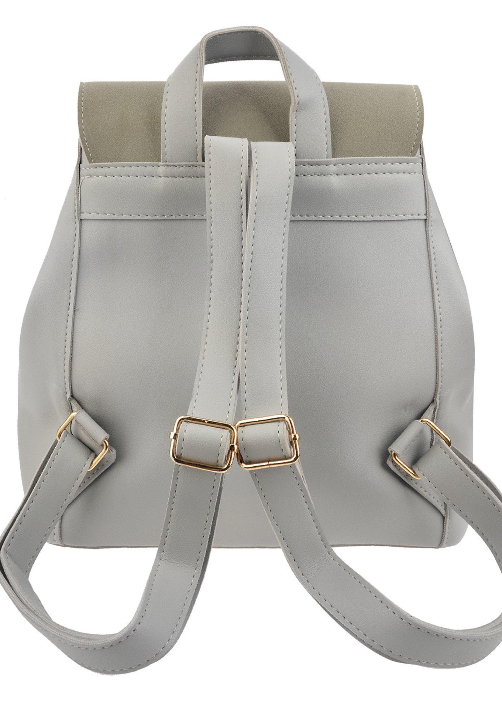 Clayre & Eef Sac 26*28 cm gris MLBAG0350G