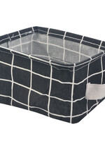 Clayre & Eef Panier 21*21*17 cm noir MLMA0001Z